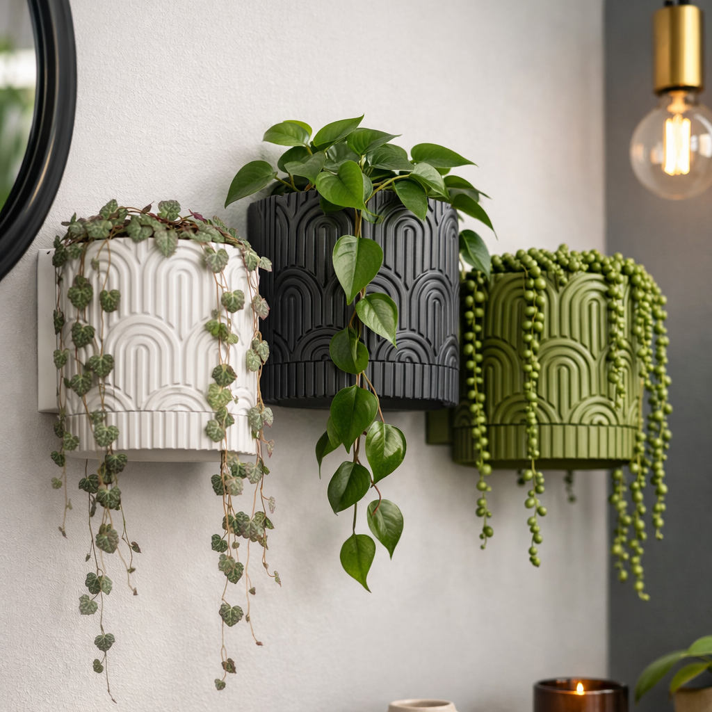 Wall-Mounted Planter – Modern Decor for Small Spaces