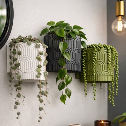Wall-Mounted Planter – Modern Decor for Small Spaces