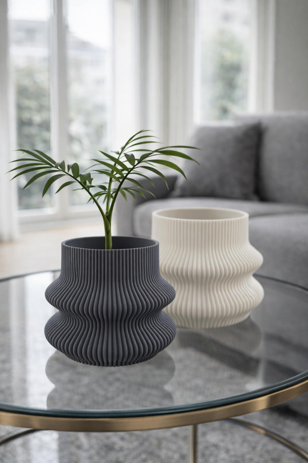 Wave Collection | Modern 3D Printed Planters