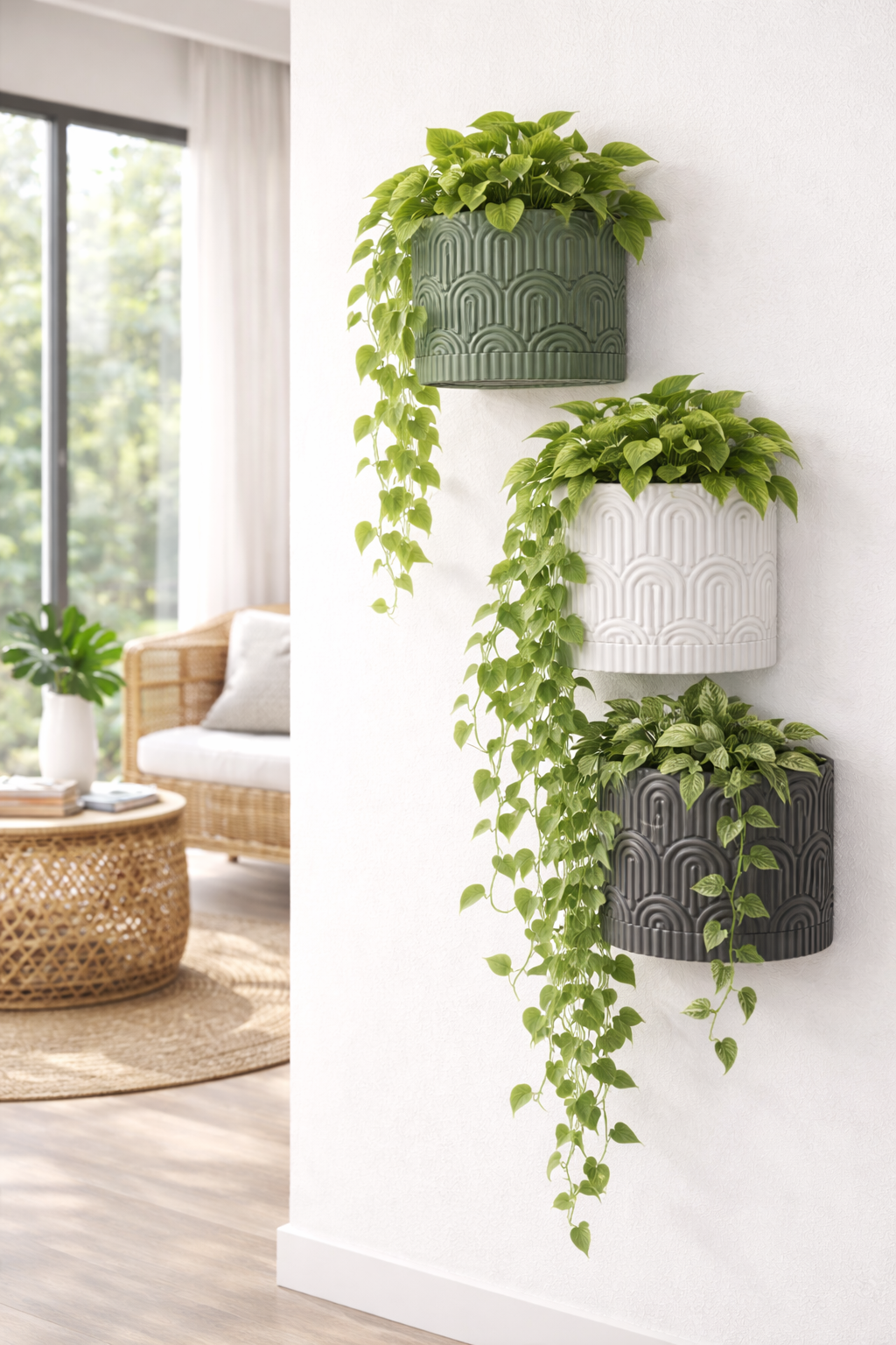 Wall-Mounted Planter – Modern Decor for Small Spaces